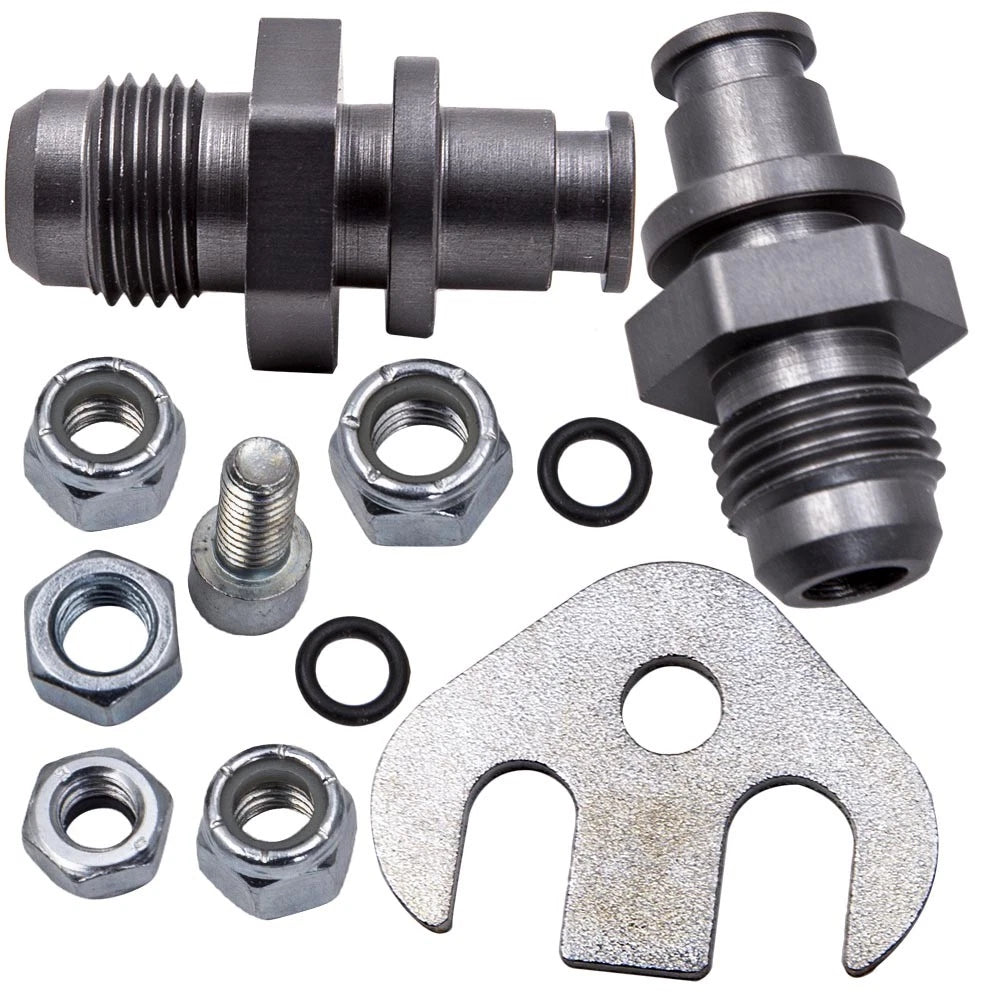 Set of 4 Power Steering Rack Line Conversion Fittings for Ford Focus (2000–2011)
