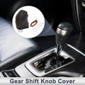 1 Pc Gear Shift Knob Cover for Subaru Impreza (2017–2023) Pebbled Black Brown