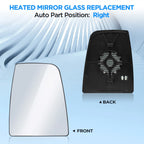 Right Upper Mirror Glass for Ford Transit-150 Transit-250 Transit-350 (2015–2022)