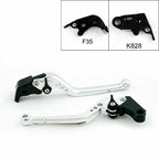 Long Brake Clutch Levers for Kawasaki ZX636R ZX6RR (2005–2006) Silver T9