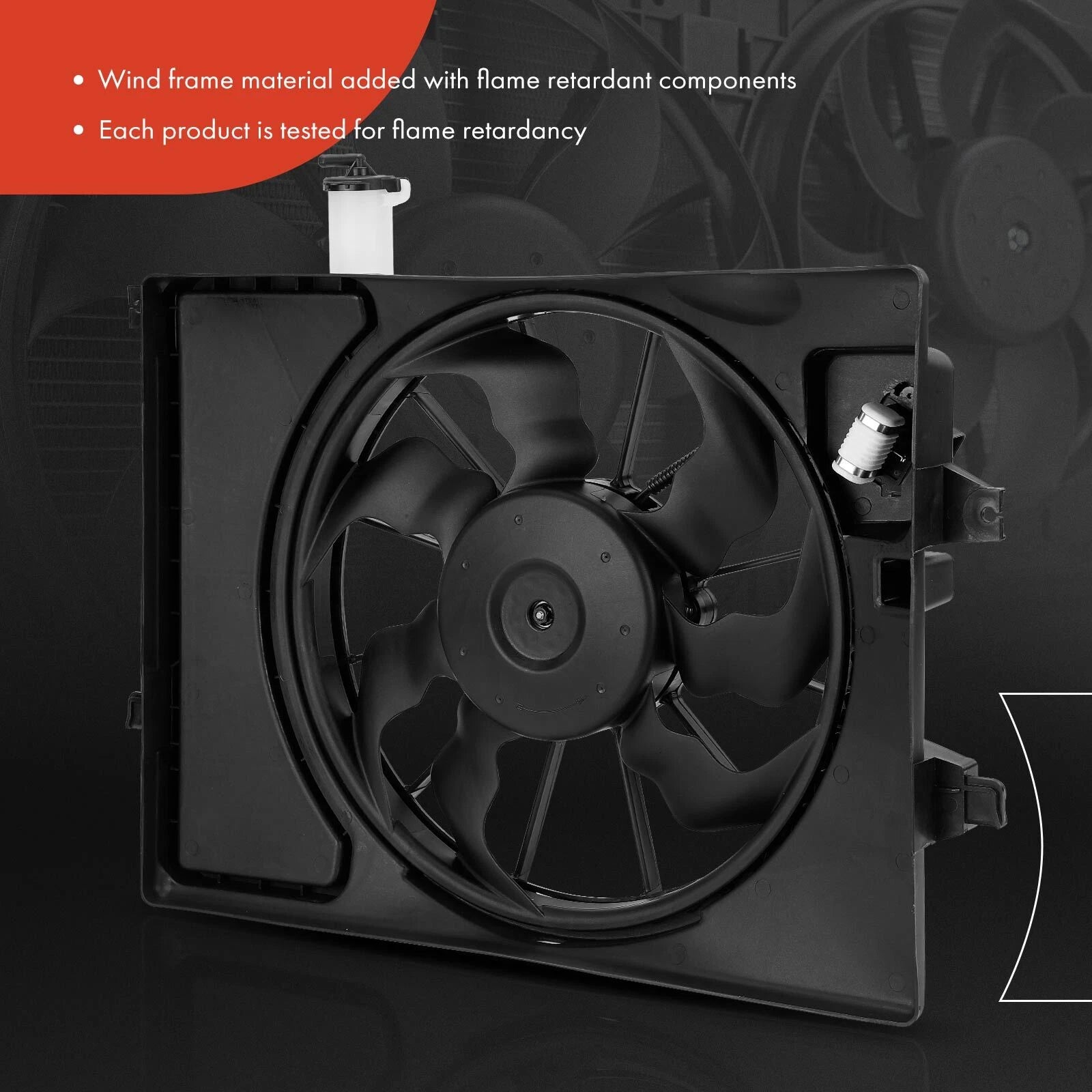 Cooling Fan Assembly with Shroud for Hyundai Elantra (2014–2016)