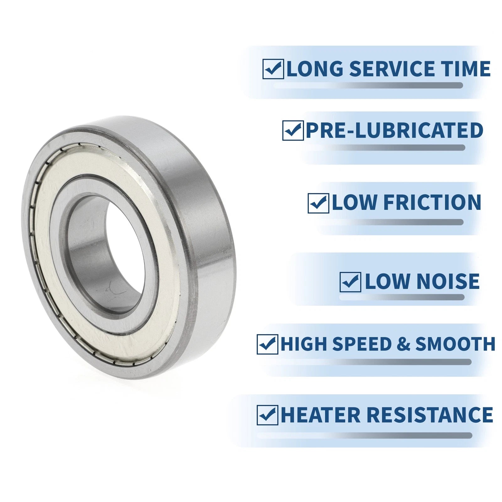 6310ZZ Deep Groove Ball Bearing for Scooter Skateboard Wheel (P6)