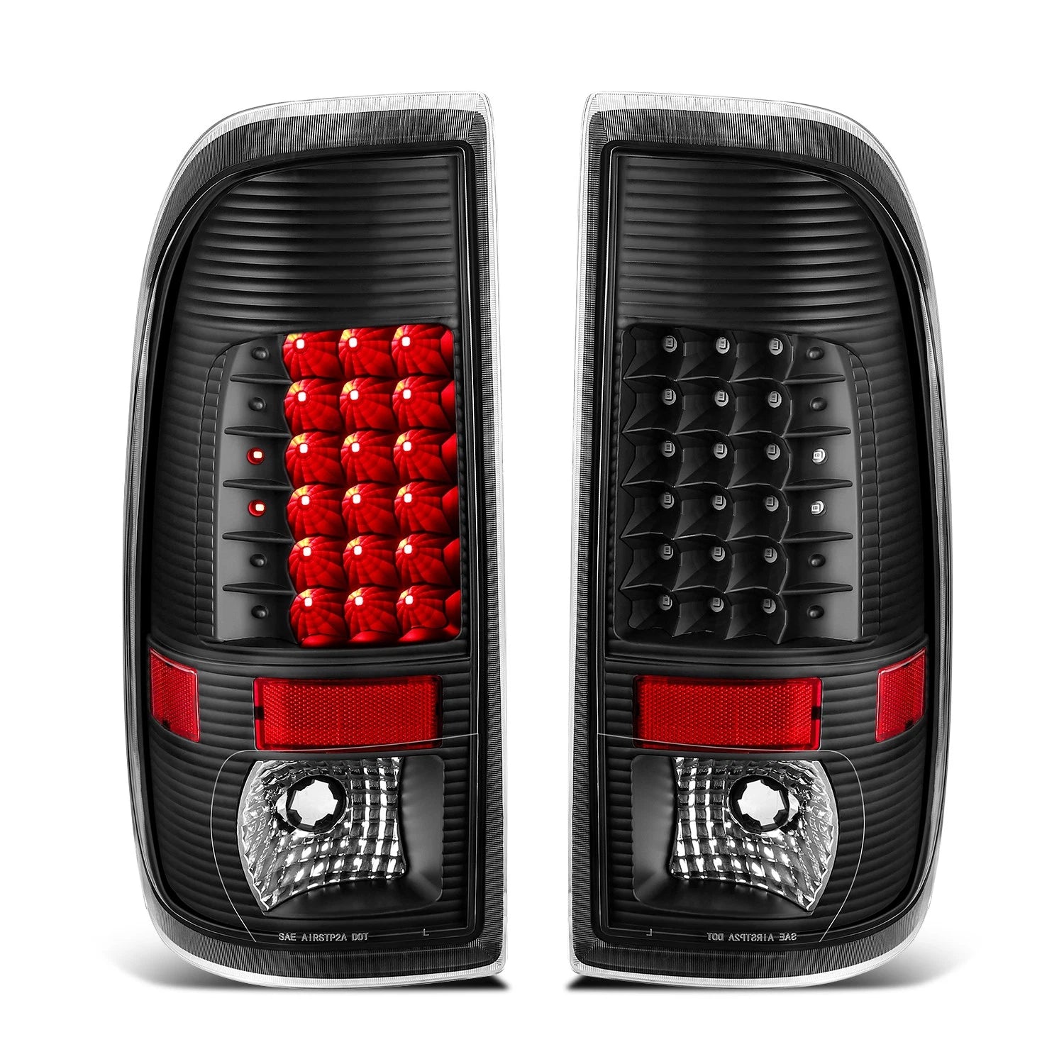 Full LED Tail Light for Ford Super Duty (2008–2016) - Black