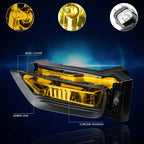 Blue LED 3D Crystal U-Halo Projector Headlights for BMW E90 3-Series (2009–2012)