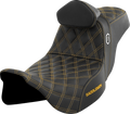 SADDLEMEN Pro Series SDC Performance Seat for FLH/FLT (w/ Backrest)