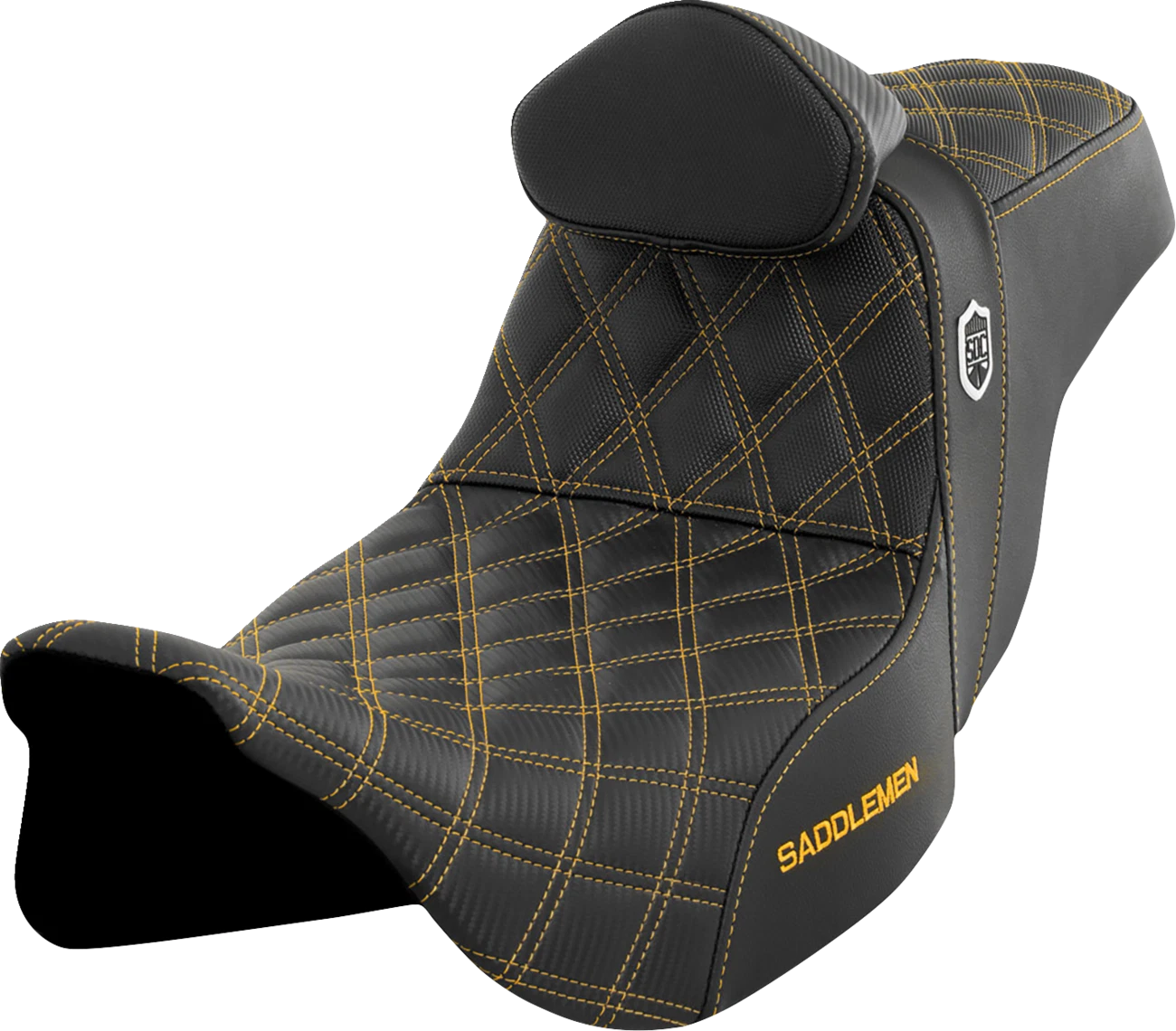 SADDLEMEN Pro Series SDC Performance Seat for FLH/FLT (w/ Backrest)