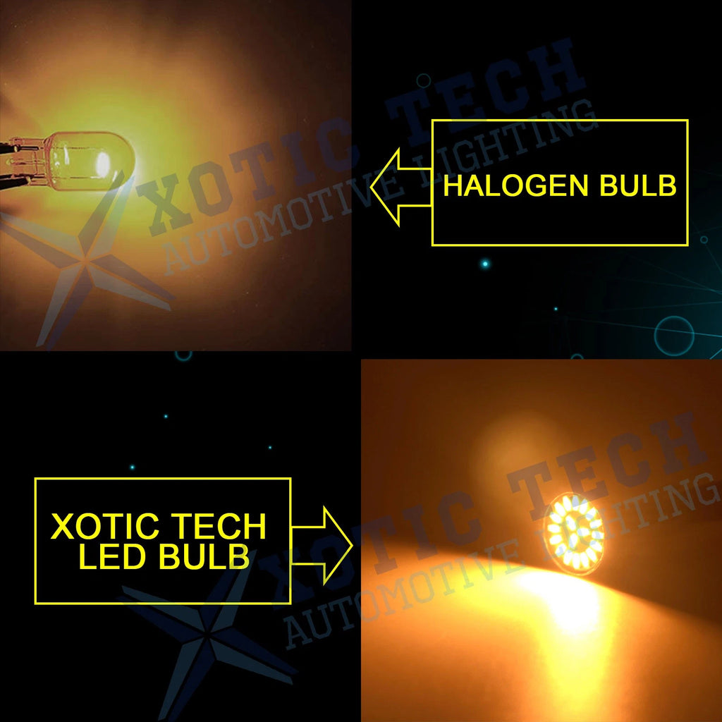 Amber LED Turn Signal Side Marker Bulb 3157 for 3156 (3000K) 2PCS (2010-2012)