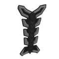 3D Decal Sticker Protector for Universal Motorcycle Grey Gas Fuel Tank Pad