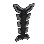 3D Decal Sticker Protector for Universal Motorcycle Grey Gas Fuel Tank Pad