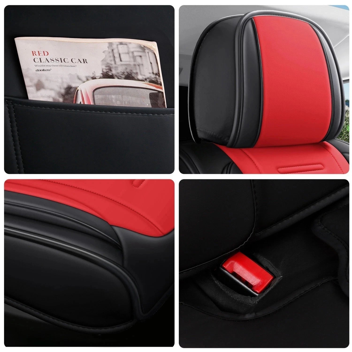 Full Set Leather Waterproof Seat Covers for Nissan 5 Seats