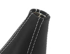 Leather Manual Shift Boot Cover for Acura CL (2001–2003) White Stitch