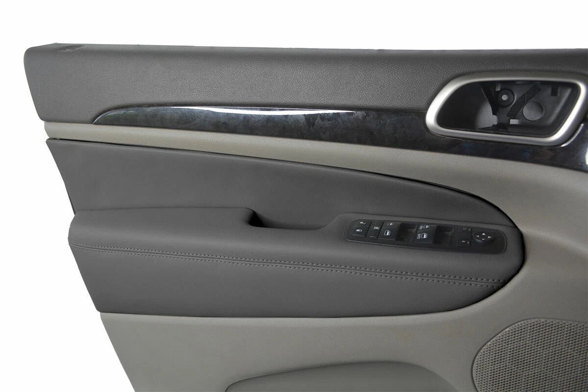 Leather Armrest Door Panel Cover for Jeep Grand Cherokee (2011–2019) Gray