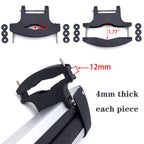 Rooftop SnowRack Plus Ski Rack for Cars (Fits 6 Pairs Skis, 4 Snowboards)