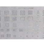 Stencils Kit for Pressure Welding