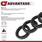 Set of 5 Rotary Shaft Oil Seals 28x40x7mm Nitrile Rubber 672668828410
