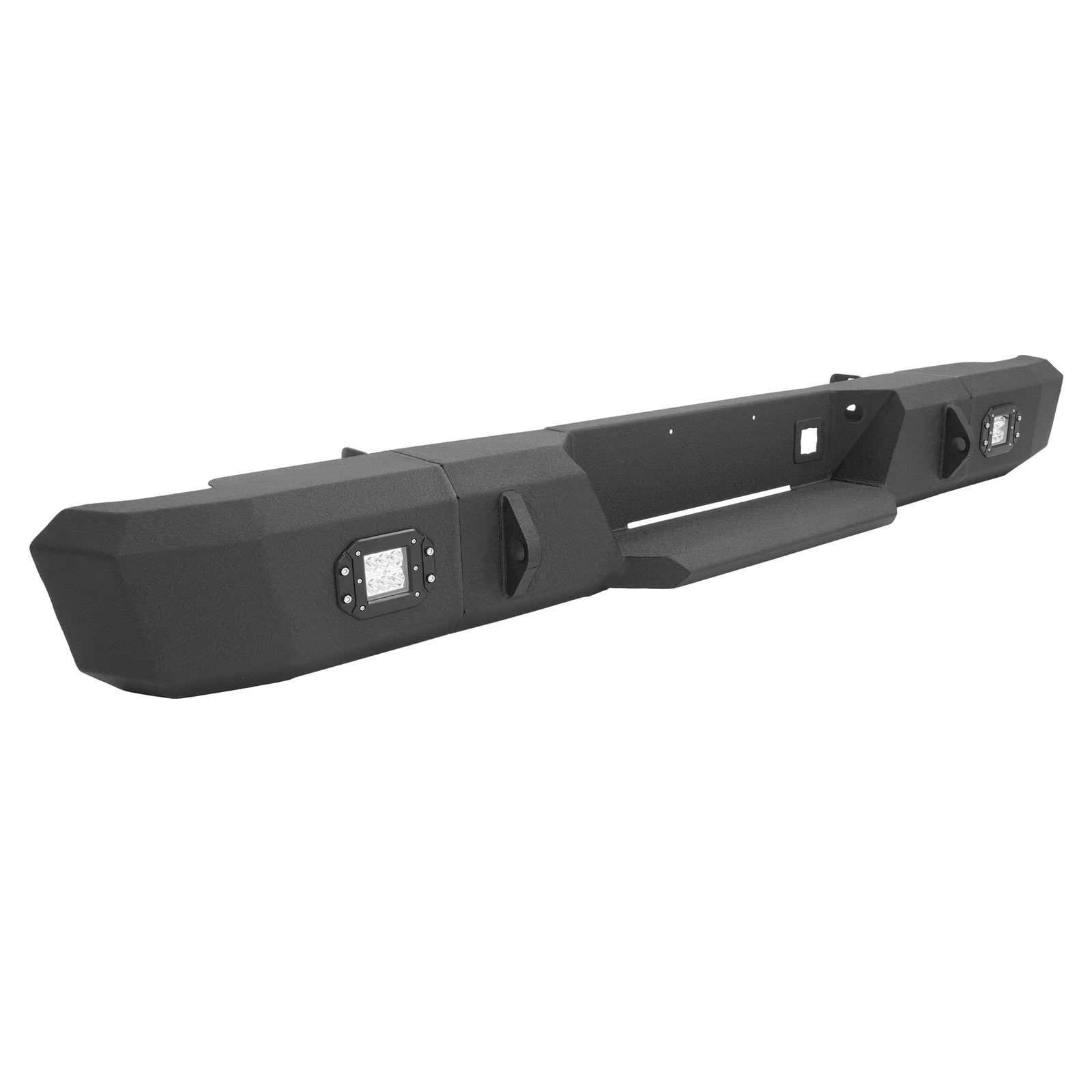 Steel Rear Bumper with LED Lights for Chevy Silverado 1500 GMC Sierra 1500 (1999–2024)