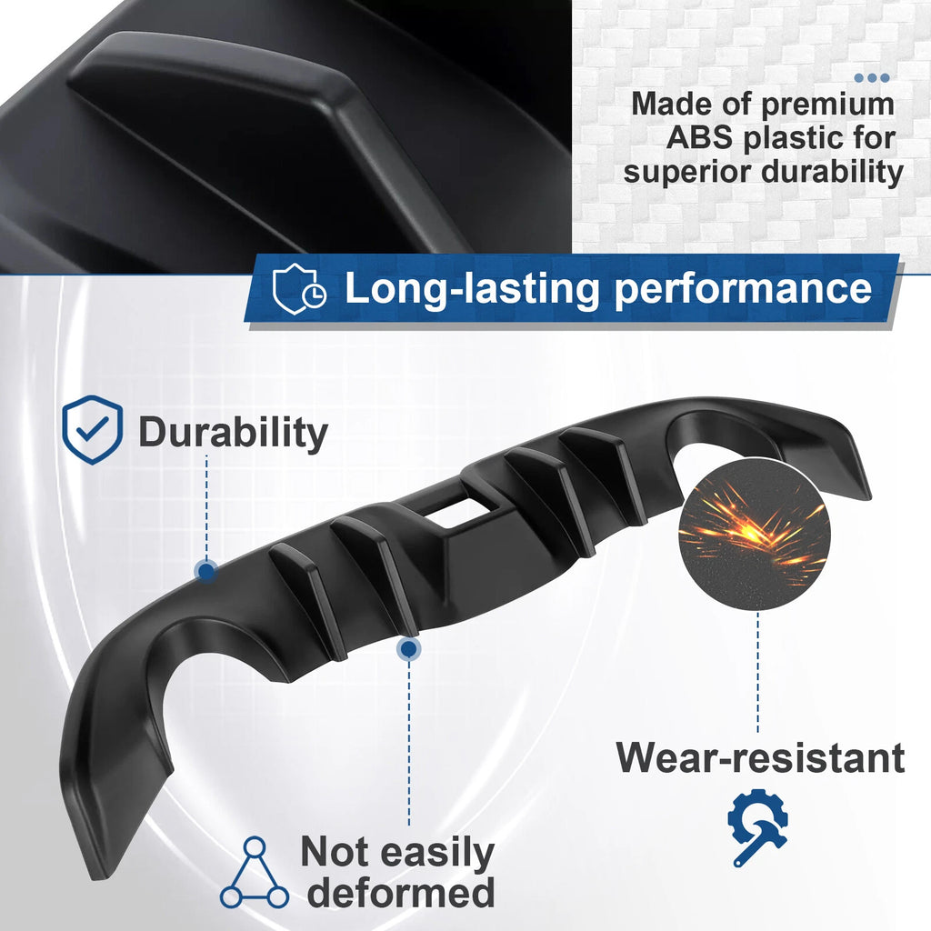 Matte Black Rear Bumper Lip Diffuser for Nissan 370Z (2009–2020)