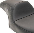 Drifter Seat for FL (2008–2023) - Gray Logo, Smooth Vinyl, Carbon Fiber