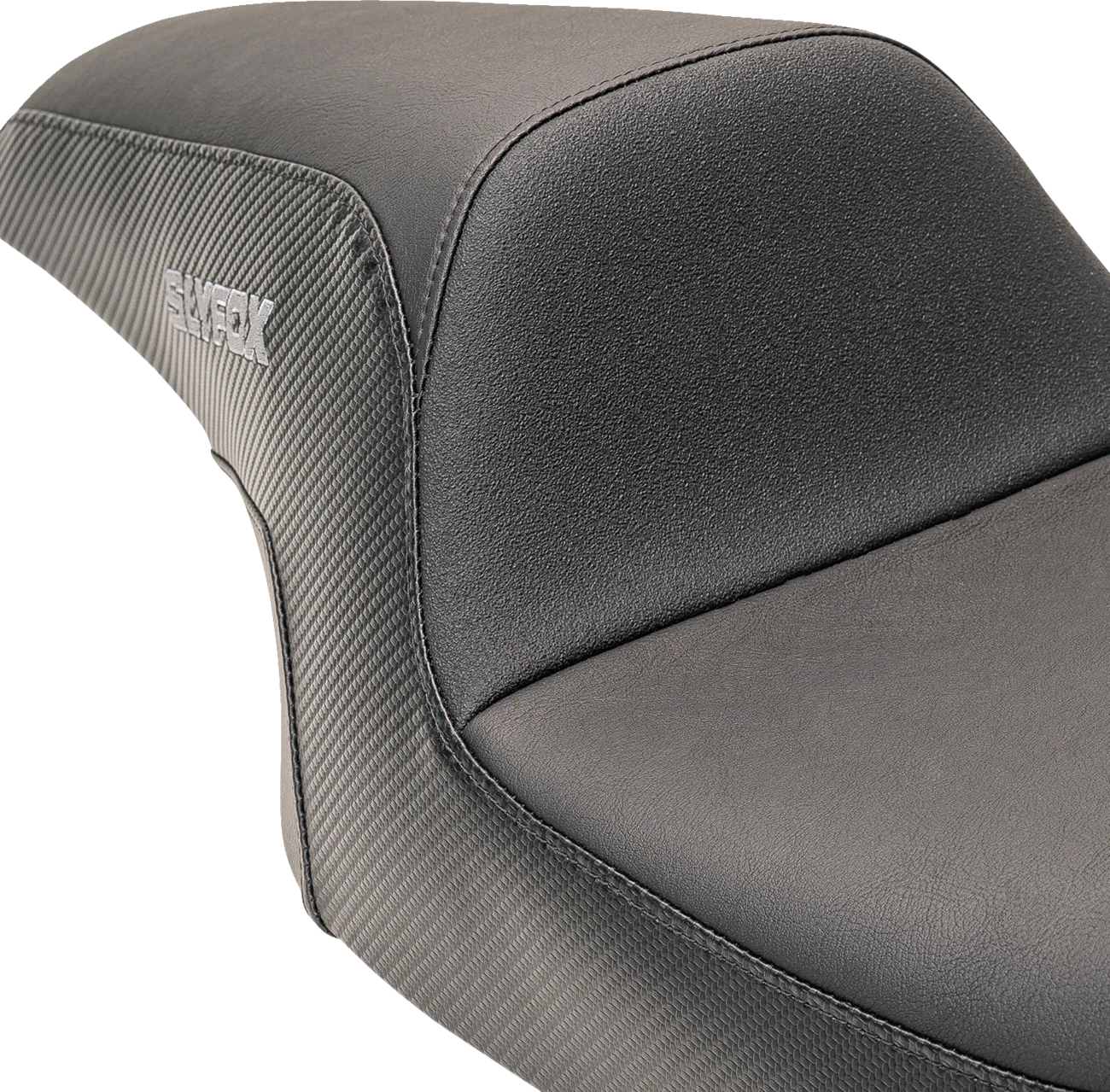 Drifter Seat for FL (2008–2023) - Gray Logo, Smooth Vinyl, Carbon Fiber