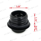 Vented Black Pop Up Gas Cap for Harley (1982–2010)