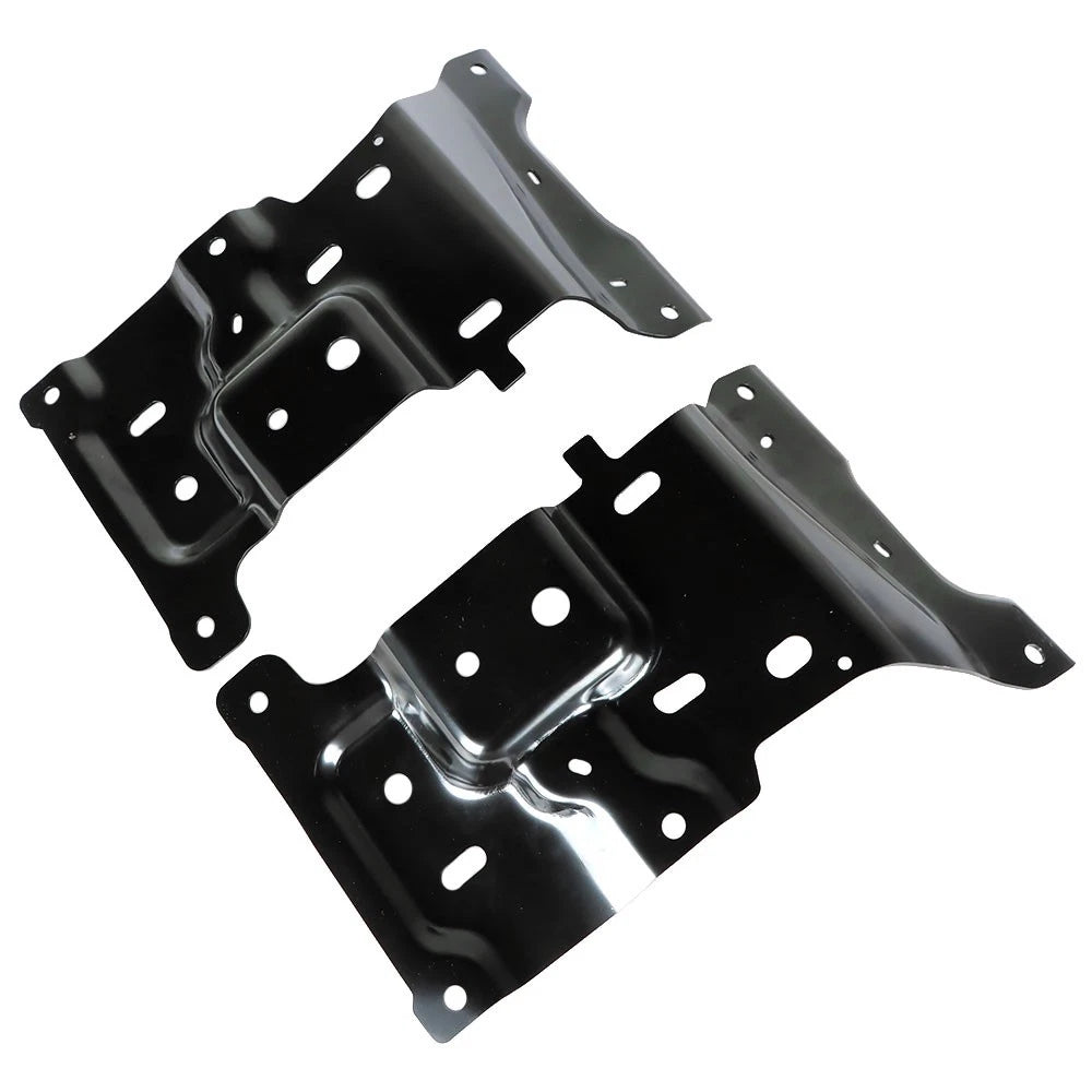Set of 2 Bumper Mounting Brackets for Ford F-150 (2018â2020) Black