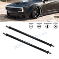 2Pcs Black Bumper Lip Splitter Strut Rod for Dodge Charger Challenger (2015–2023)