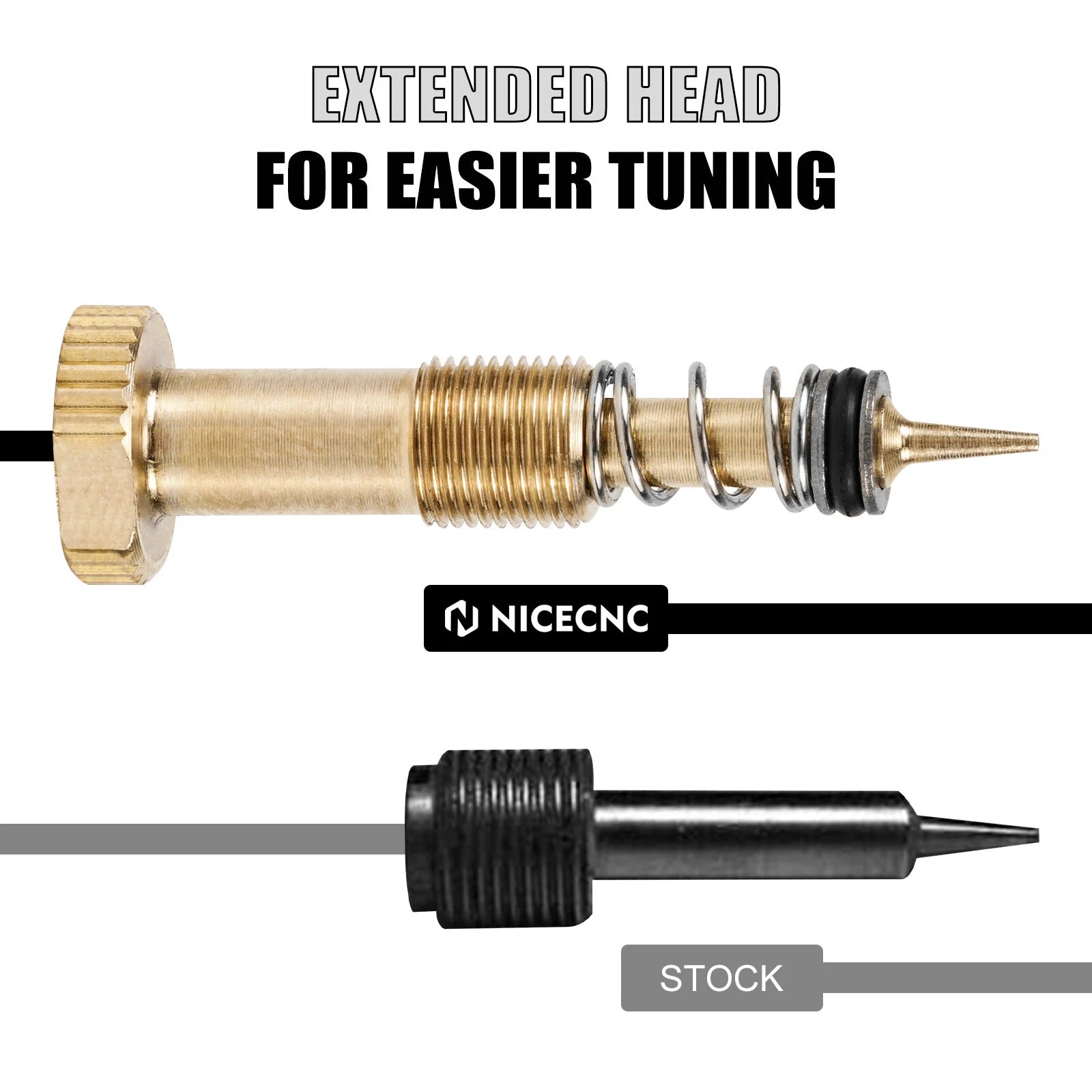 Carburetor Pilot Air Mixture Screw for Suzuki DR650S DR650SE (1996–2024)