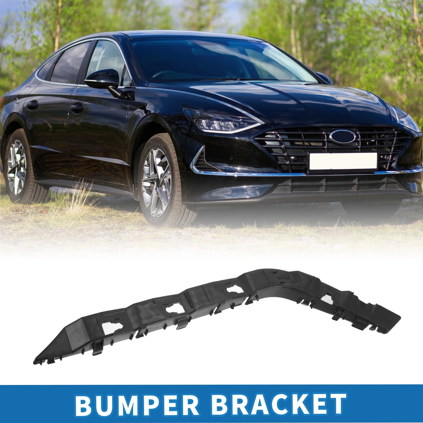 Left Rear Bumper Retainer Bracket No. 866133S000 for Hyundai Sonata (2011–2012)