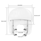 39mm Windshield Mount Clamps for Harley Sportster 883 1200 (1988-2022)