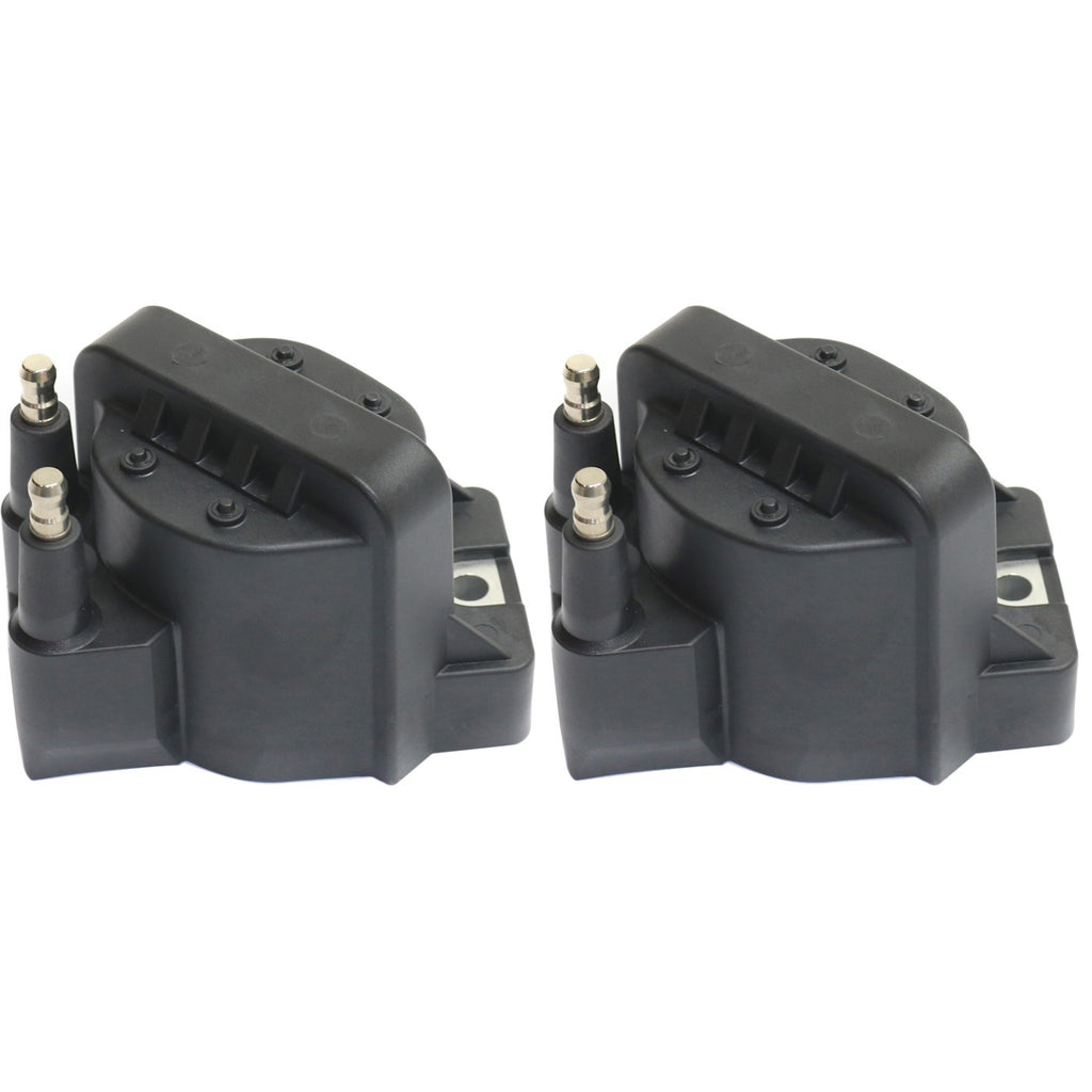 Ignition Spark Coil Set of 2 for Chevy GMC Buick Pontiac L4
