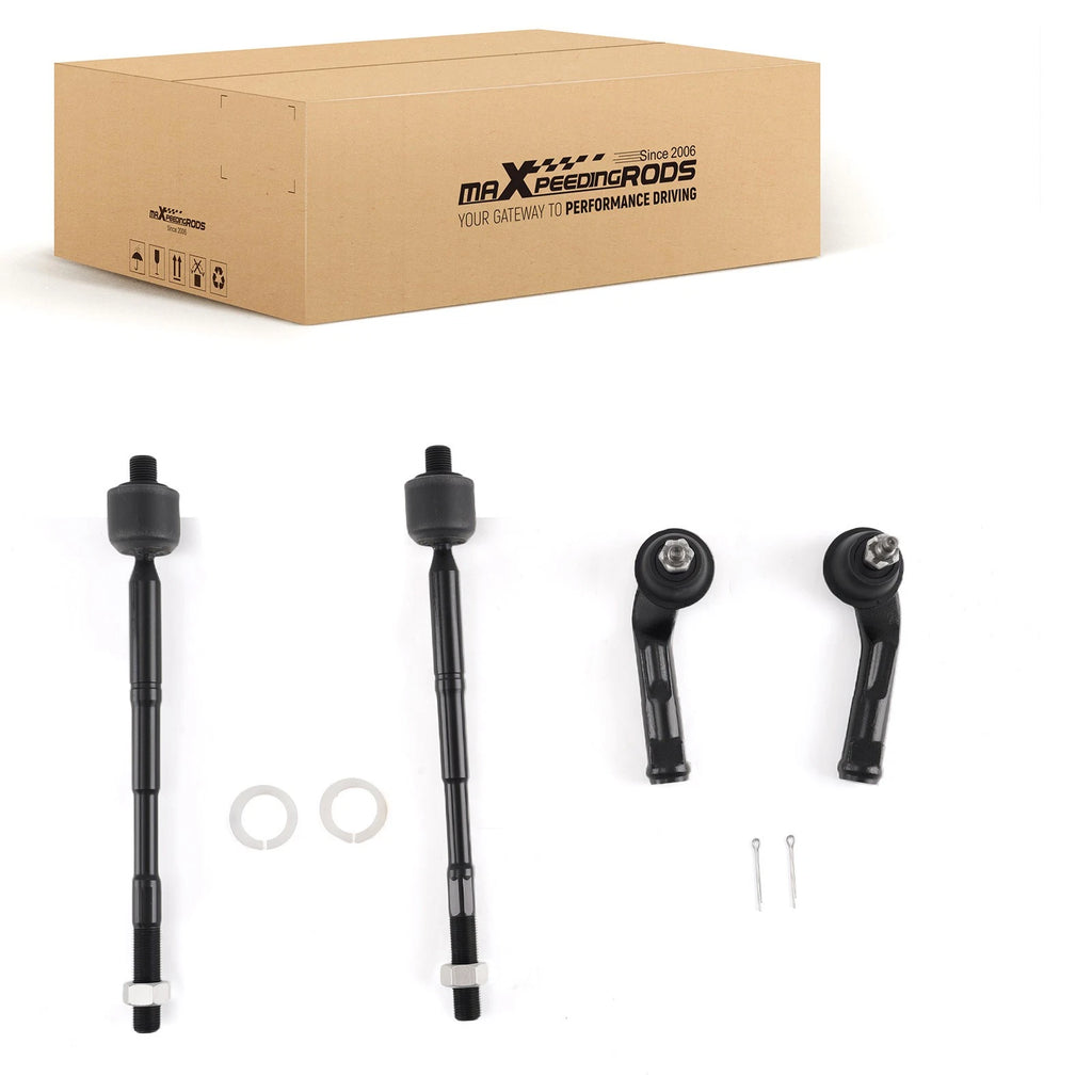 Set of 4 Inner Outer Tie Rods for Hyundai Elantra (2017–2023)