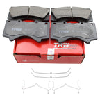 Set of 4 TRW Pro Front Ceramic Brake Pads for Toyota Land Cruiser Tundra (2008–2021)