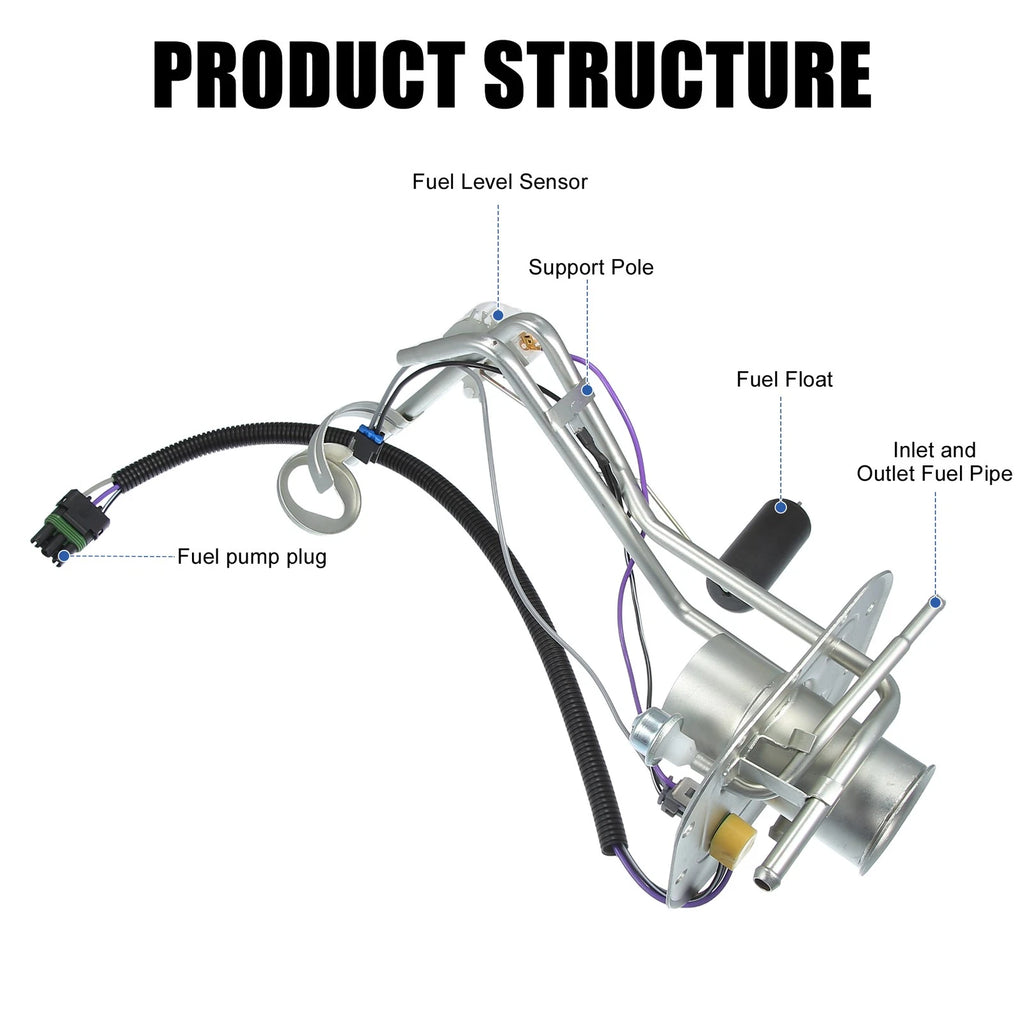 Fuel Pump Sender Assembly for Chevy Corvette 5.7L (1988) 25093414