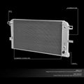 3-Row Aluminum Radiator for Silverado Sierra 2500 HD 3500 (2001–2005)