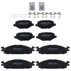 Front & Rear Brake Pads Kit for Ford Explorer, Flex, Taurus, Lincoln MKS, MKT (D1508)