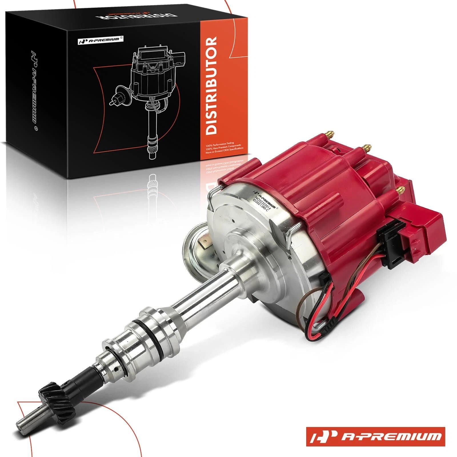 Ignition Distributor with Cap & Rotor for Ford F-150 F-100 F-250 (1975–1982)