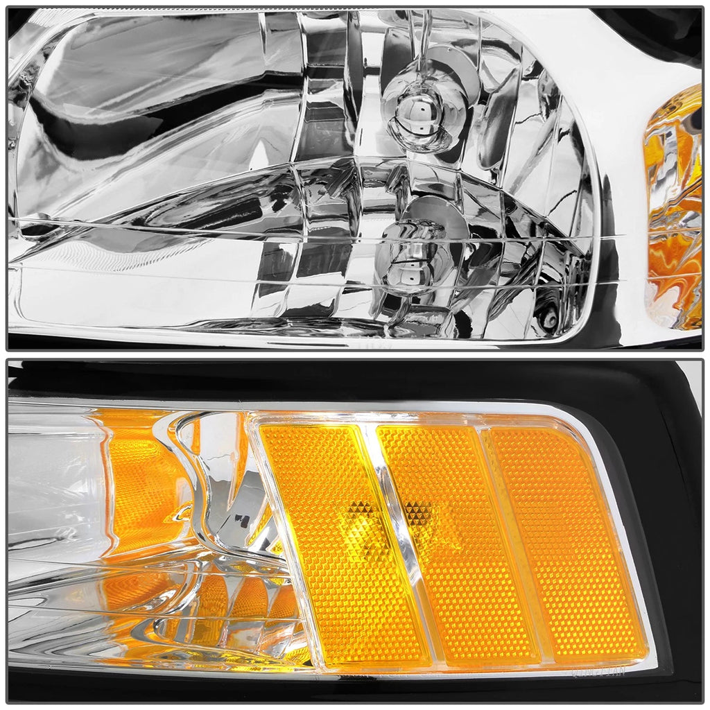 OE Style Front Headlight for Ford Mustang (1999–2004) FO2502177 Chrome