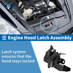 Hood Latch Assembly for Toyota Corolla (2009–2013) No. 5351012A61