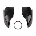 Set of 2 Door Mirror Shields for Toyota Corolla/Levin (2014–2018) Black ABS