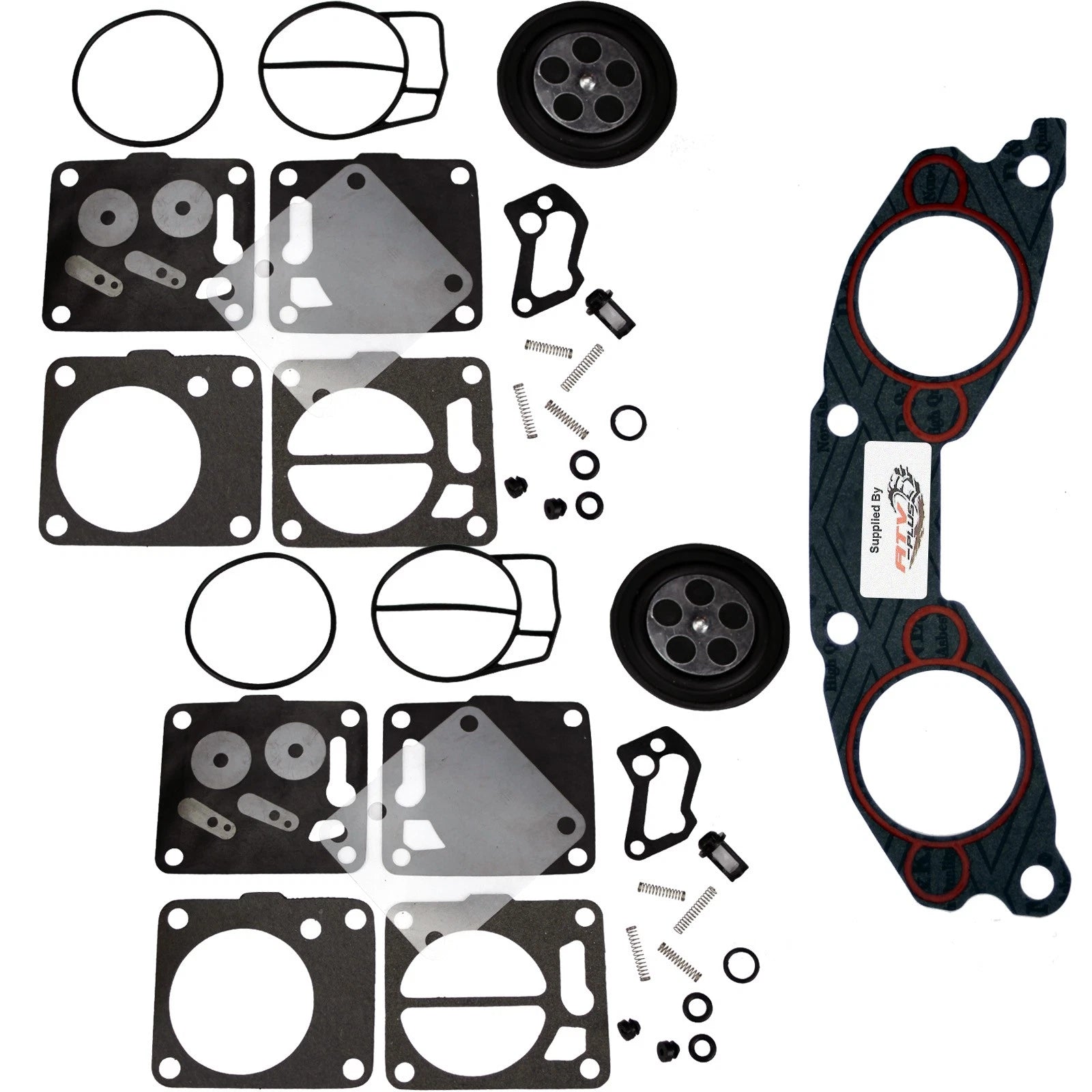 Carburetor Rebuild Kit & Base Gasket for Yamaha SuperJet XL 700 701 (1992–1997)