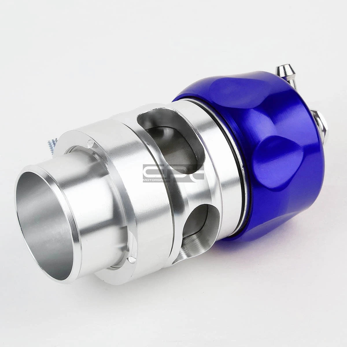 38mm 10PSI Boost Turbo Billet Aluminum V-Band Vee Port Blow Off Valve BOV Blue