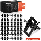 50Pcs Nylon Windshield Upper Garnish Moulding Clips for Chevy 