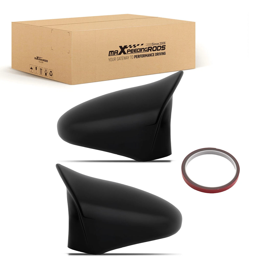 Mirror Cap Cover Set for Lexus IS200t IS250 IS350 GS CT LS (2009–2022) Black ABS