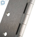 Set of 30 Satin Nickel Door Hinges 3.5" x 3.5" 2.2mm 1/4" Radius Corners