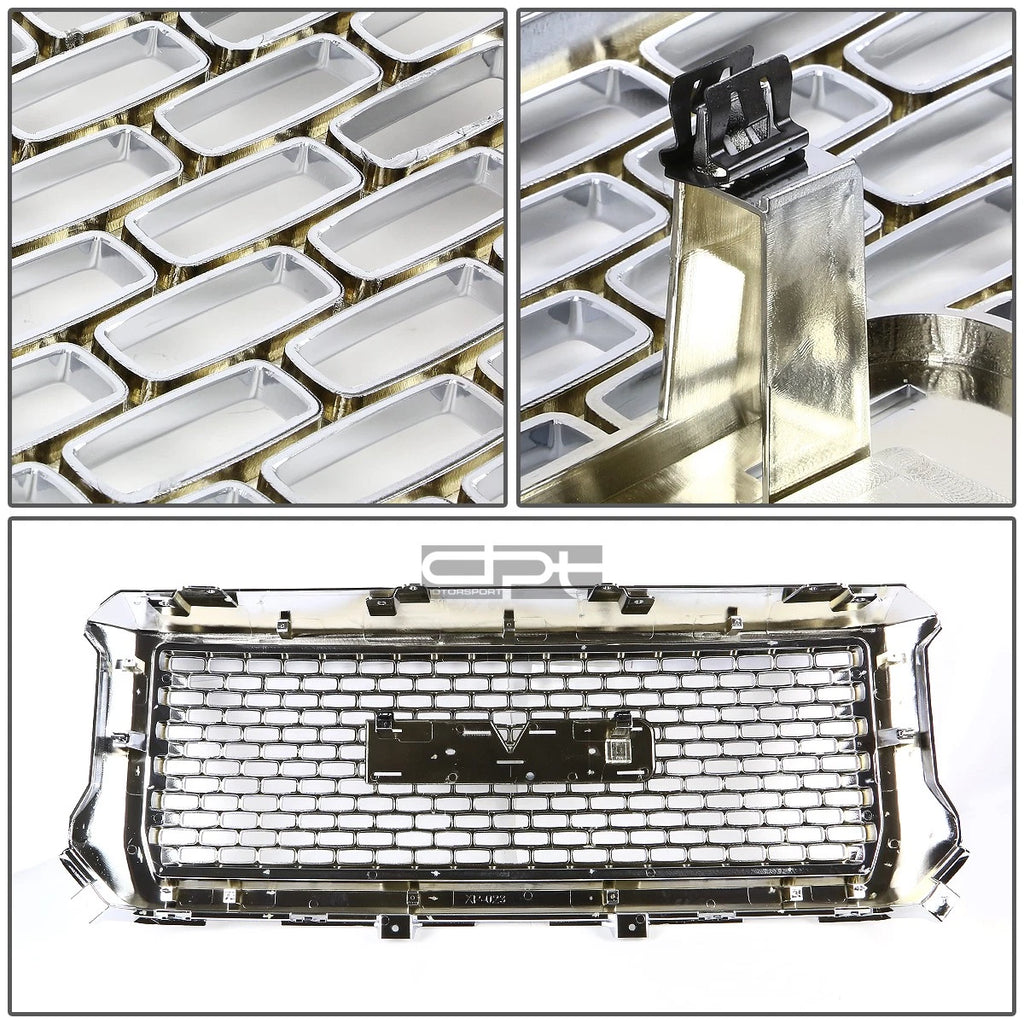 Chrome Front Upper Grille for GMC Sierra 1500 (2014–2015)