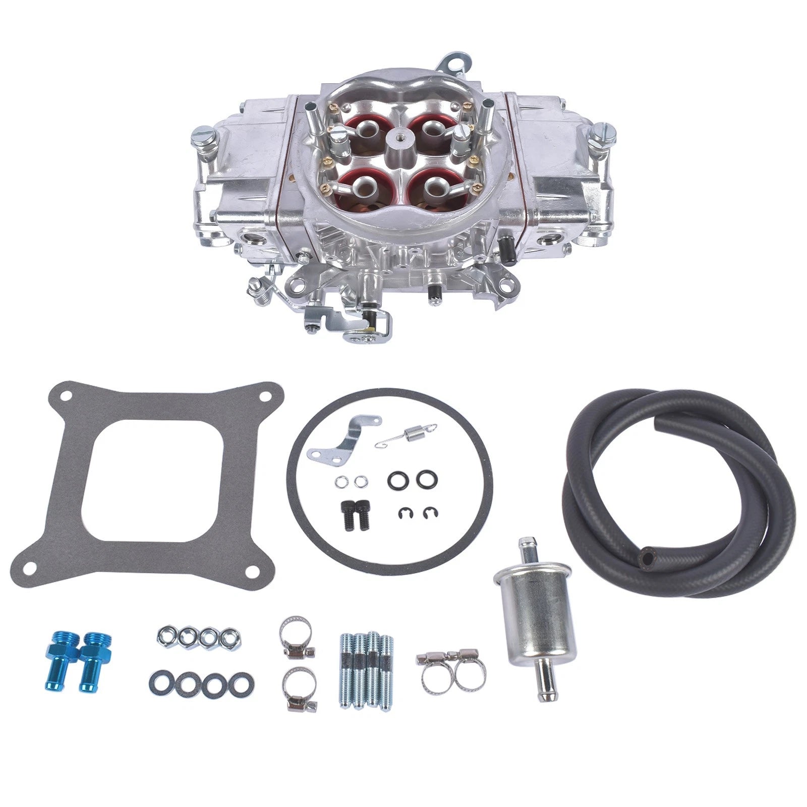 BR-67199 Aluminum 4 Barrel Double Pumper Carburetor for Race Applications (650 CFM)