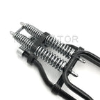 2" Over Stock Length Wishbone for Harley & Custom Bike (Black Springer Front End)