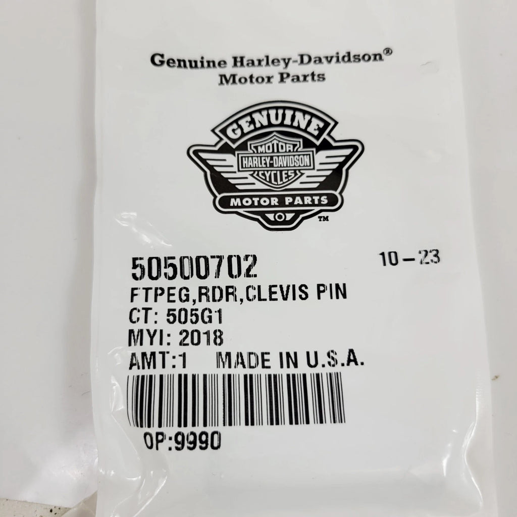 Footpeg Rider Clevis Pin for Harley-Davidson (OEM 50500702)