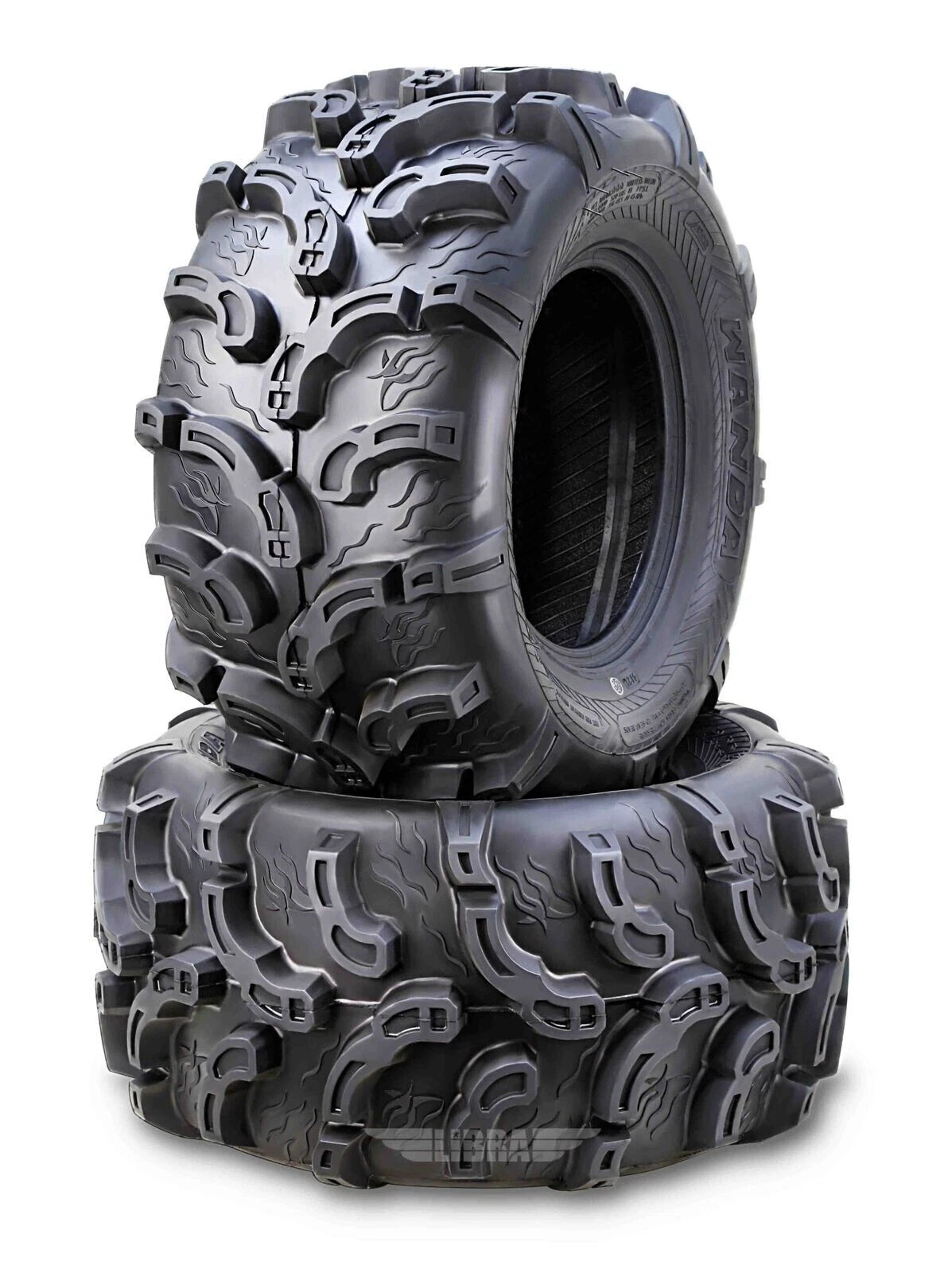 2 UTV ATV Tires 26x12-12 Rear 6PR Mud Ultra Deep Tread 10218