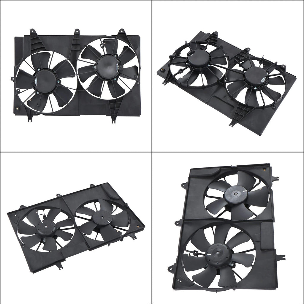 Dual Engine Cooling Fan Assembly for Cadillac CTS V6 3.2L (2003–2004) 25740113